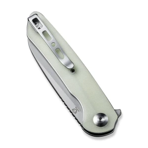 Cuțit flipper, sencut, kyril s22001-2, lamă 9cr18mov 81mm, mâner g10 natural, liner lock Thumbnail 5