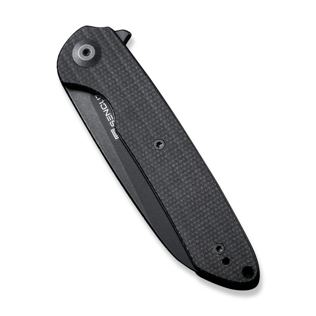 Cuțit flipper, sencut, kyril s22001-3, lamă 9cr18mov 81mm, mâner micarta, liner lock 5