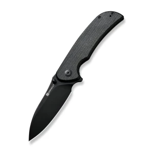Складной нож, sencut, borzam s23077-3, сталь 9cr18mov 3.46 дюйма, рукоять canvas micarta, liner lock Thumbnail 12