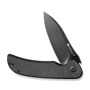 Складной нож, sencut, borzam s23077-3, сталь 9cr18mov 3.46 дюйма, рукоять canvas micarta, liner lock Thumbnail 13