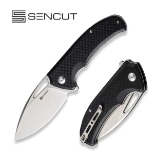 Складной нож, sencut, phantara s23014-1, сталь 9cr18mov 3.7 дюйма, рукоять g10, лайнер-лок
