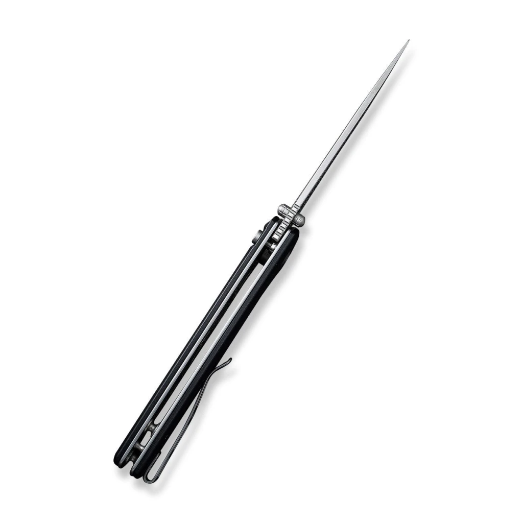 Складной нож, sencut, crowley s21012-4, сталь d2 3.48 дюйма, рукоять g10, кнопочный замок 7
