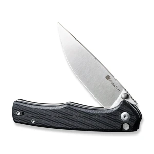 Складной нож, sencut, crowley s21012-4, сталь d2 3.48 дюйма, рукоять g10, кнопочный замок Thumbnail 4