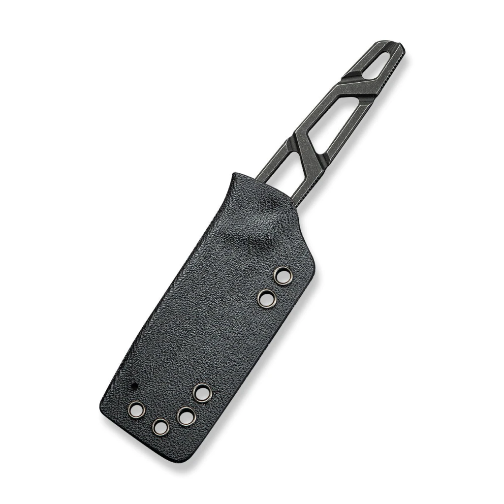 Cuțit cu lamă fixă, sencut, texo s23095-1, oțel 9cr18mov, reverse tanto, teacă kydex 4