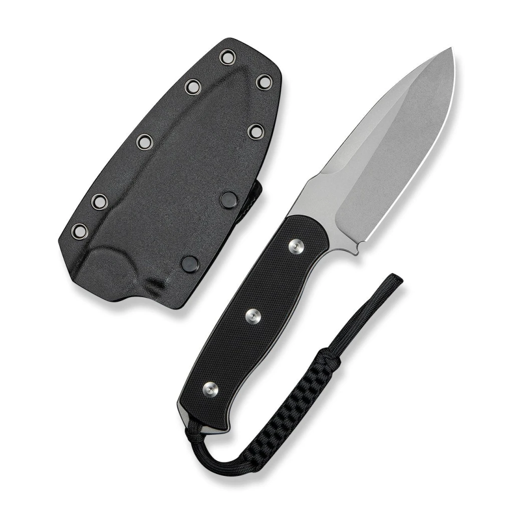 Нож с фиксированным клинком, sencut, toxodon s24036-1, сталь 9cr18mov, рукоять g10, ножны kydex 14