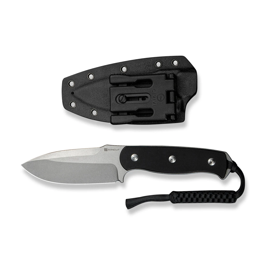 Нож с фиксированным клинком, sencut, toxodon s24036-1, сталь 9cr18mov, рукоять g10, ножны kydex 16