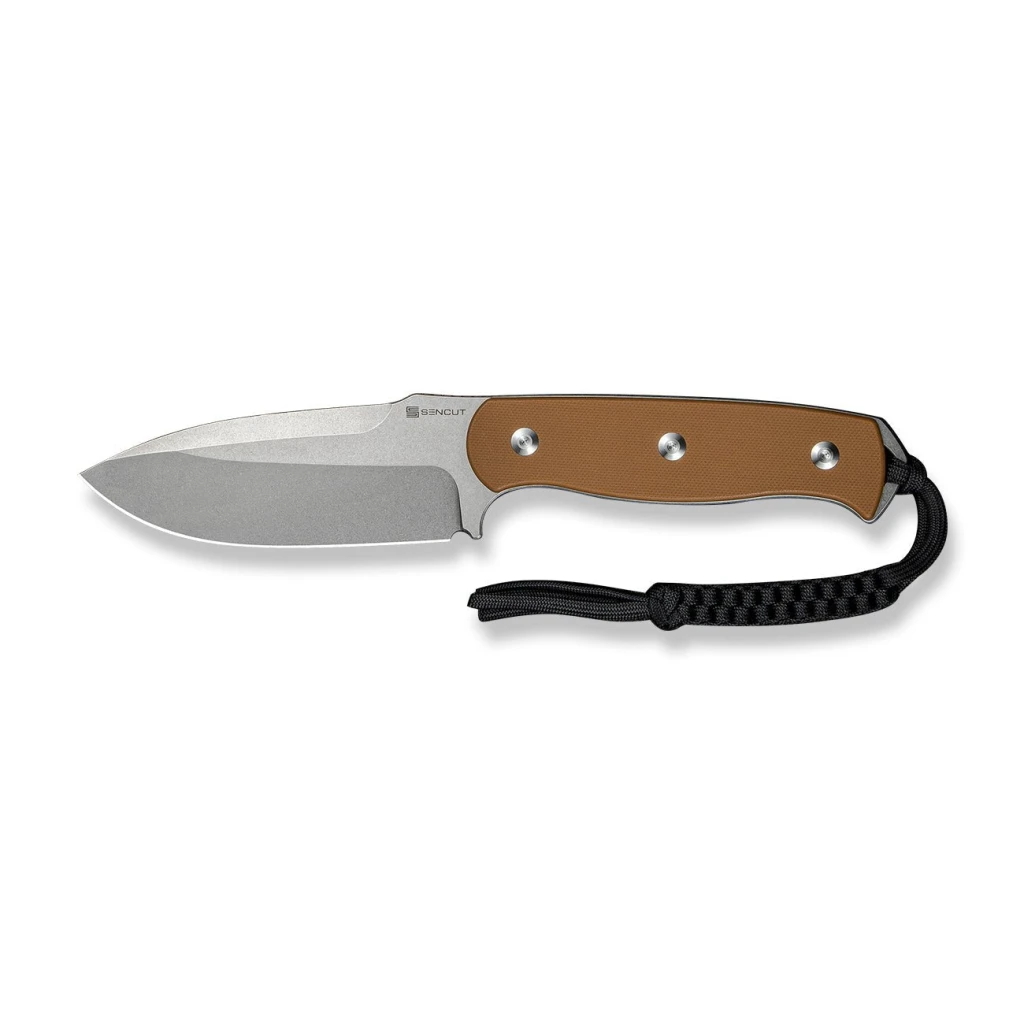 Нож с фиксированным клинком, sencut, toxodon s24036-3, сталь 9cr18mov, рукоять g10, ножны kydex 6