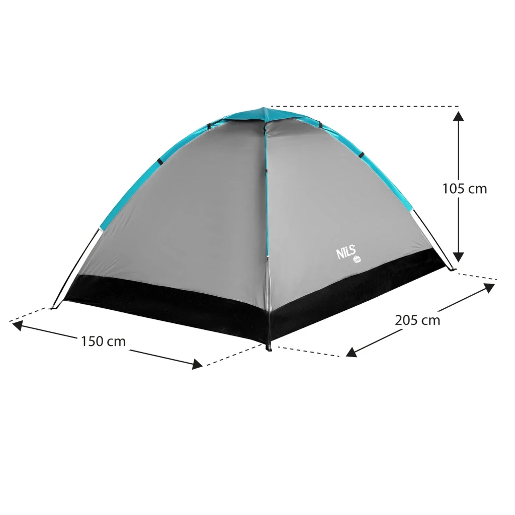 Cort, nils camp, nc3021 | capacitate: 2 people, impermeabilitate: 2000 mm water column 5
