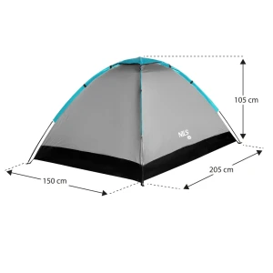 Cort, nils camp, nc3021 | capacitate: 2 people, impermeabilitate: 2000 mm water column Thumbnail 5
