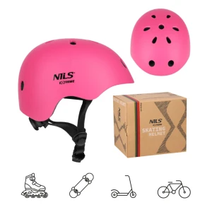 Шлем для роликов mt301 abisal pink size s (52-56cm) helmet nils extreme