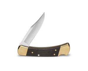 Складной охотничий нож buck 110 folding hunter, модель 0110brs-b, клинок 420hc, рукоять эбеновое дерево, длина клинка 9.5 см Thumbnail 2