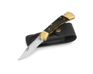 Складной охотничий нож buck 110 folding hunter, модель 0110brsfg-b, клинок 420hc, рукоять эбеновое дерево, длина клинка 9.5 см Thumbnail 2