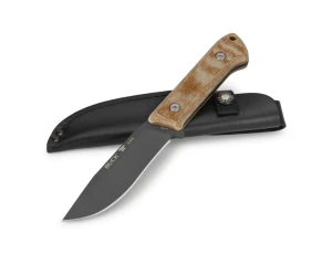 Походный нож buck 104 compadre, модель 0104brs1-b, клинок 5160, рукоять micarta, длина клинка 11.40 см