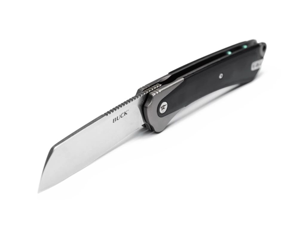 Складной нож buck 263 hiline xl, модель 0263gys1-b, клинок d2, рукоять алюминий, длина клинка 9.68 см 4