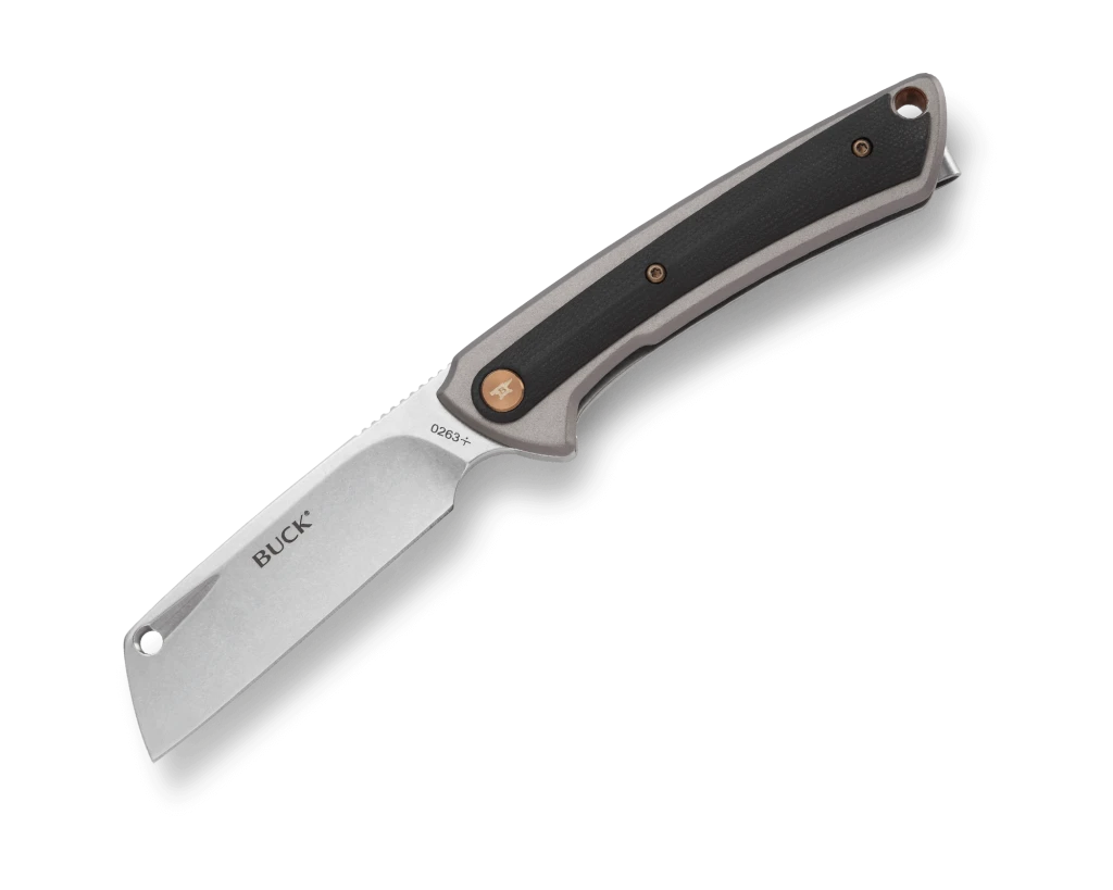 Складной нож buck 263 hiline xl, модель 0263gys1-b, клинок d2, рукоять алюминий, длина клинка 9.68 см 4