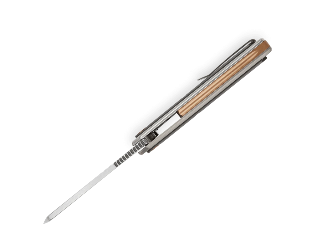 Складной нож buck 263 hiline xl, модель 0263gys1-b, клинок d2, рукоять алюминий, длина клинка 9.68 см 2