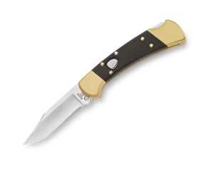 Складной нож buck 112, модель 0112brsa-b, клинок 420hc, рукоять эбеновое дерево, длина клинка 7.62 см Thumbnail 4