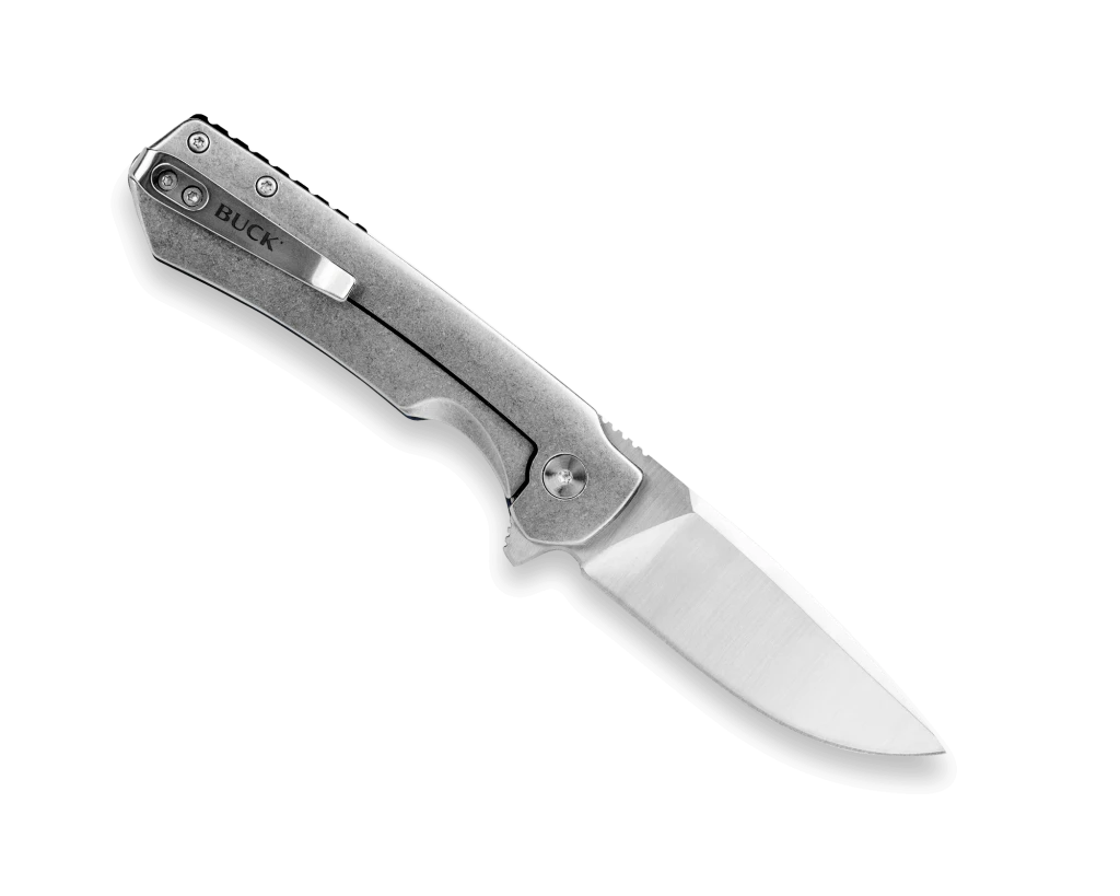 Cuțit pliabil buck 714 stinger, model 0714bls-c, lamă d2, mâner aluminiu, lungime lamă 7.62 cm 3