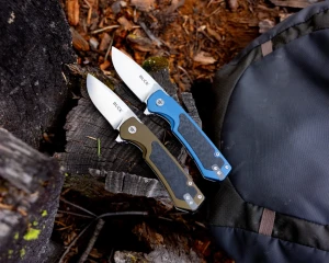Cuțit pliabil buck 714 stinger, model 0714bls-c, lamă d2, mâner aluminiu, lungime lamă 7.62 cm Thumbnail 7