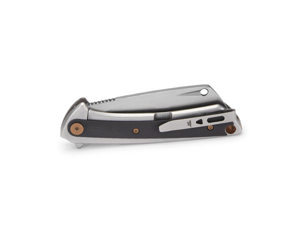 Cuțit pliabil buck 263 hiline, model 0263gys-b, lamă d2, mâner aluminiu, lungime lamă 8.2 cm 3