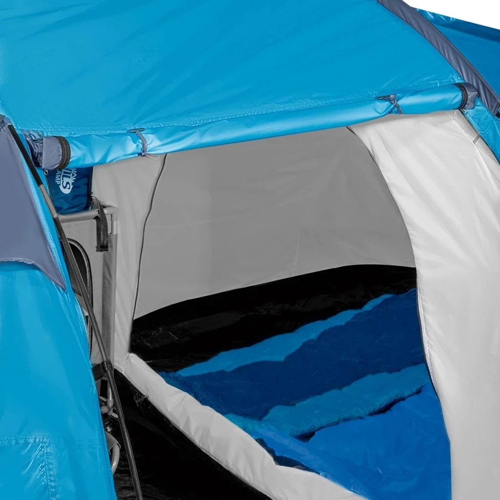 Палатка, nils camp, nc3027 | вес: 5.3 kg, каркас: fiber glass 2x o 8,5mm /1x o 7,9mm, материал: double-layered 16