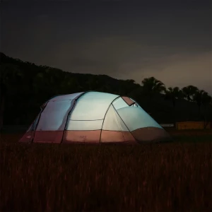 Палатка, nils camp, nc3027 | вес: 5.3 kg, каркас: fiber glass 2x o 8,5mm /1x o 7,9mm, материал: double-layered Thumbnail 3