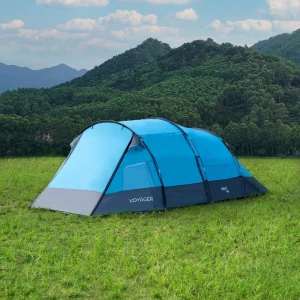 Палатка, nils camp, nc3027 | вес: 5.3 kg, каркас: fiber glass 2x o 8,5mm /1x o 7,9mm, материал: double-layered Thumbnail 7
