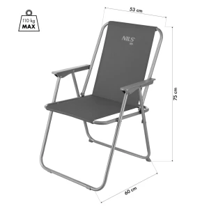 Scaun pliant, nils camp, nc3503 | cadru: steel, model: nc3503, type: folding camping chair Thumbnail 3