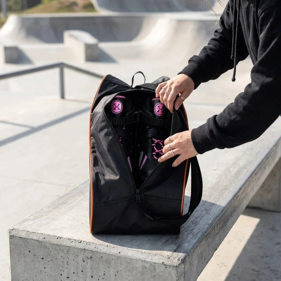 Geantă role, nils extreme, ts101 | material: 420d nylon, model: ts101, type: inline skate bag – one-shoulder 4