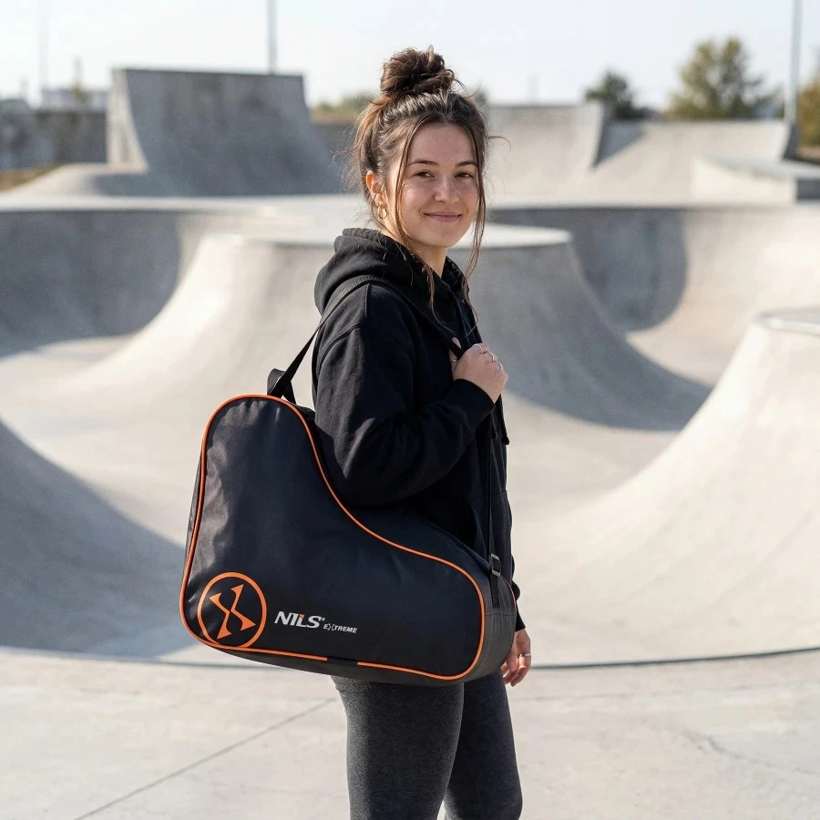 Geantă role, nils extreme, ts101 | material: 420d nylon, model: ts101, type: inline skate bag – one-shoulder 2