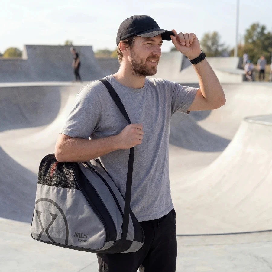 Сумка для коньков, nils extreme, ts110 | материал: pe, model: ts110, цвет: grey 2