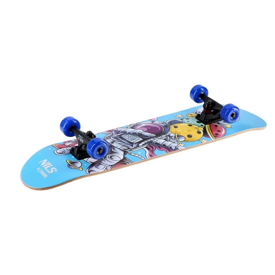 Скейтборд gravity, nils extreme, cr3108sa | вес: 2,17 kg, размеры: 78×20 cm, 9 ply laminated plywood 3