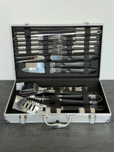 Set de gratar cu geanta de aluminiu (16027-92)