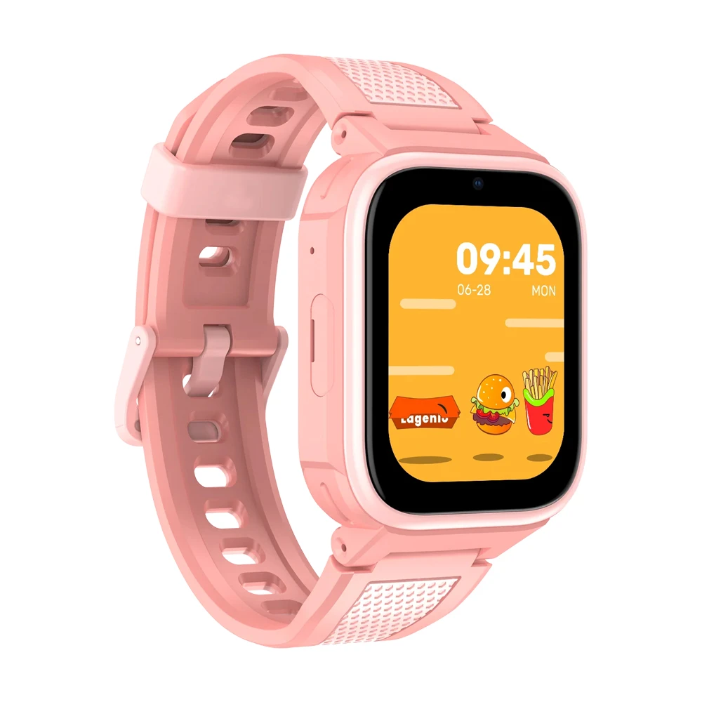 Детские умные часы lagenio kids smart watch 4g с ии, k10, розовые 3
