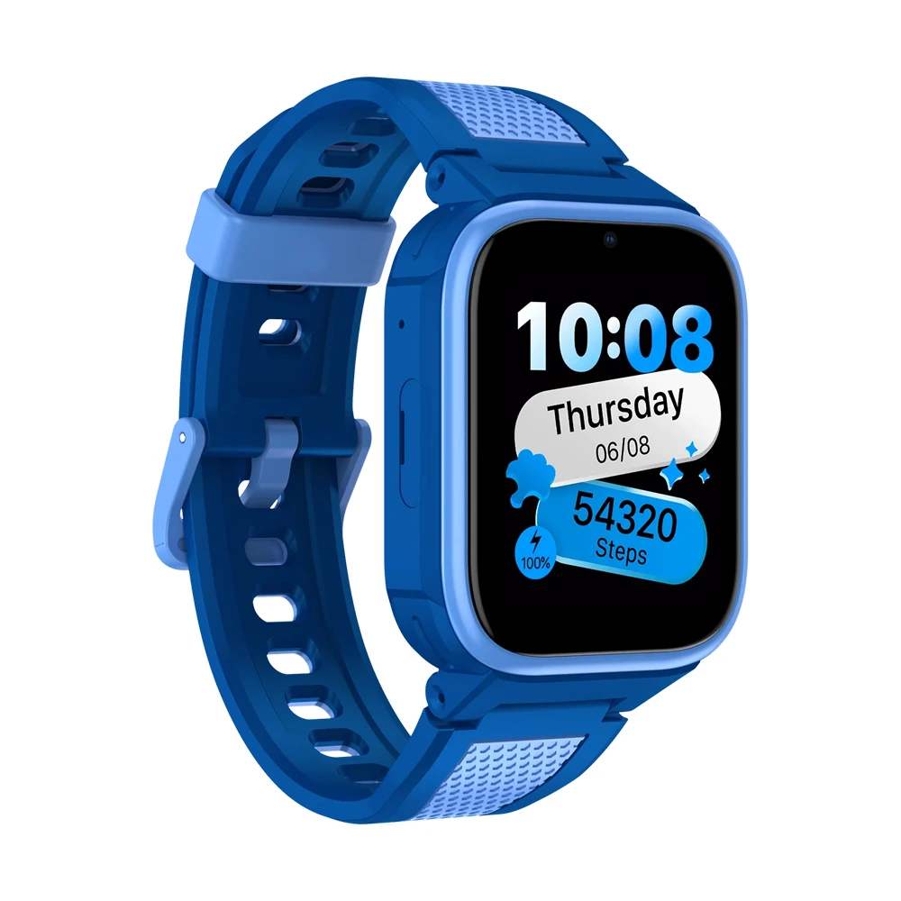 Детские умные часы lagenio kids smart watch 4g с ии, k10, синие 3