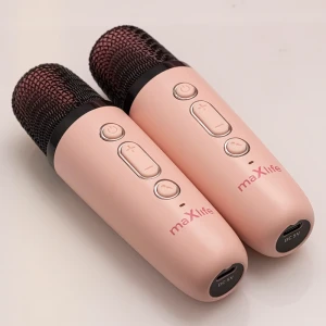 Караоке микрофон maxlife mxks-200, беспроводной, розовый Thumbnail 6
