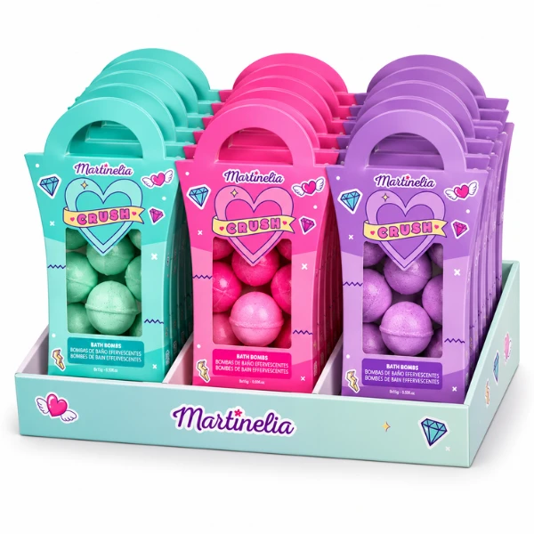 Martinelia set bombe efervescente pentru baie, 8×15 g 3