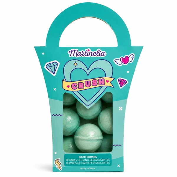 Martinelia set bombe efervescente pentru baie, 8×15 g 9