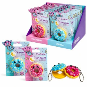 Martinelia balsam-breloc pentru buze „gogoașă”, 2 modele