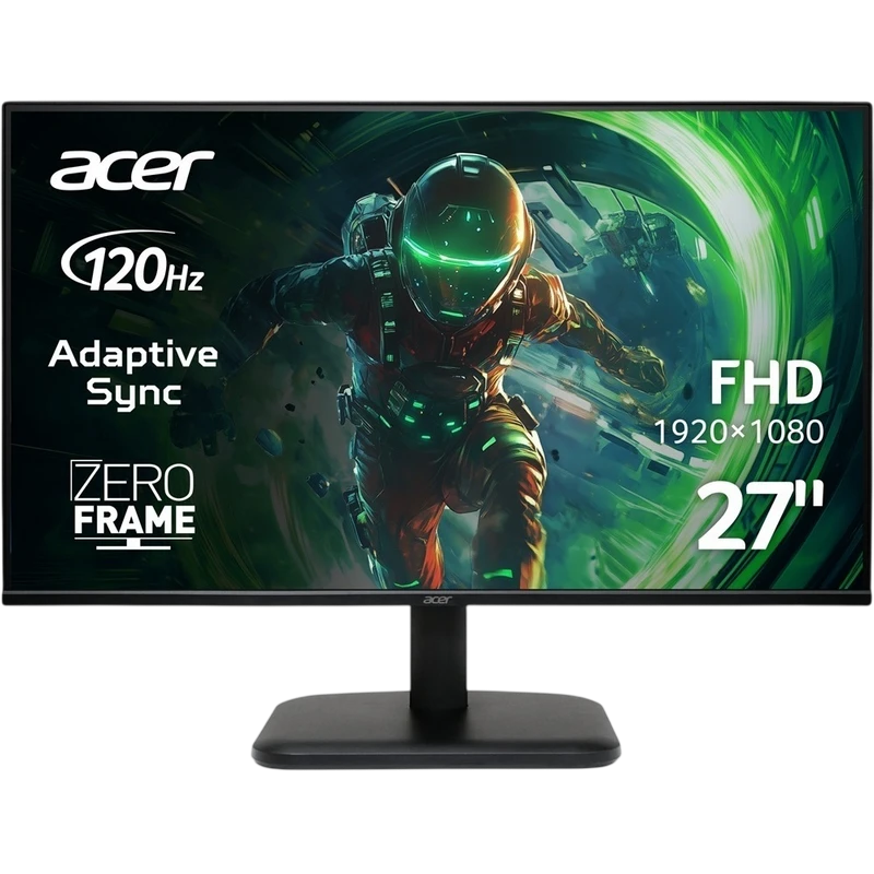 27" монитор acer ek271gbi, ips 1920x1080 fhd, чёрный 6