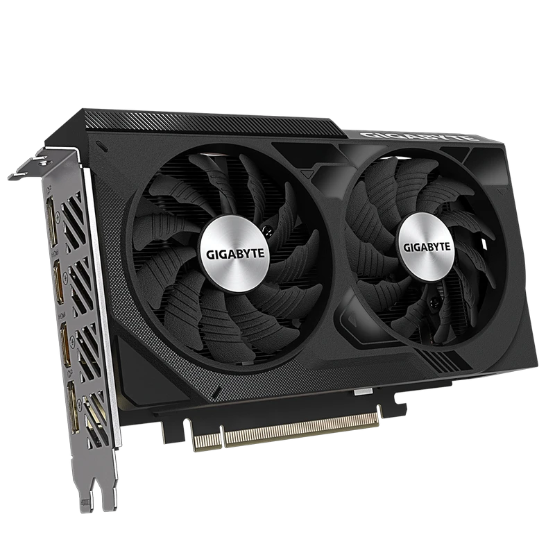 Видеокарта gigabyte gv-n4060wf2oc-8gd,  8gb gddr6 128бит  6