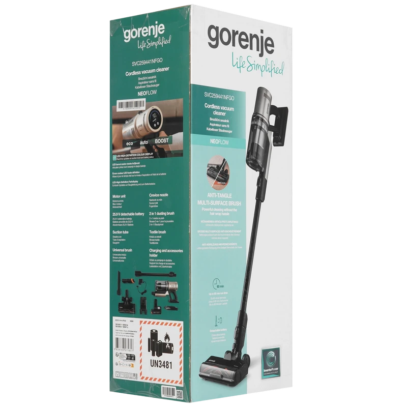 Aspirator vertical gorenje svc259441nfgo, negru 17