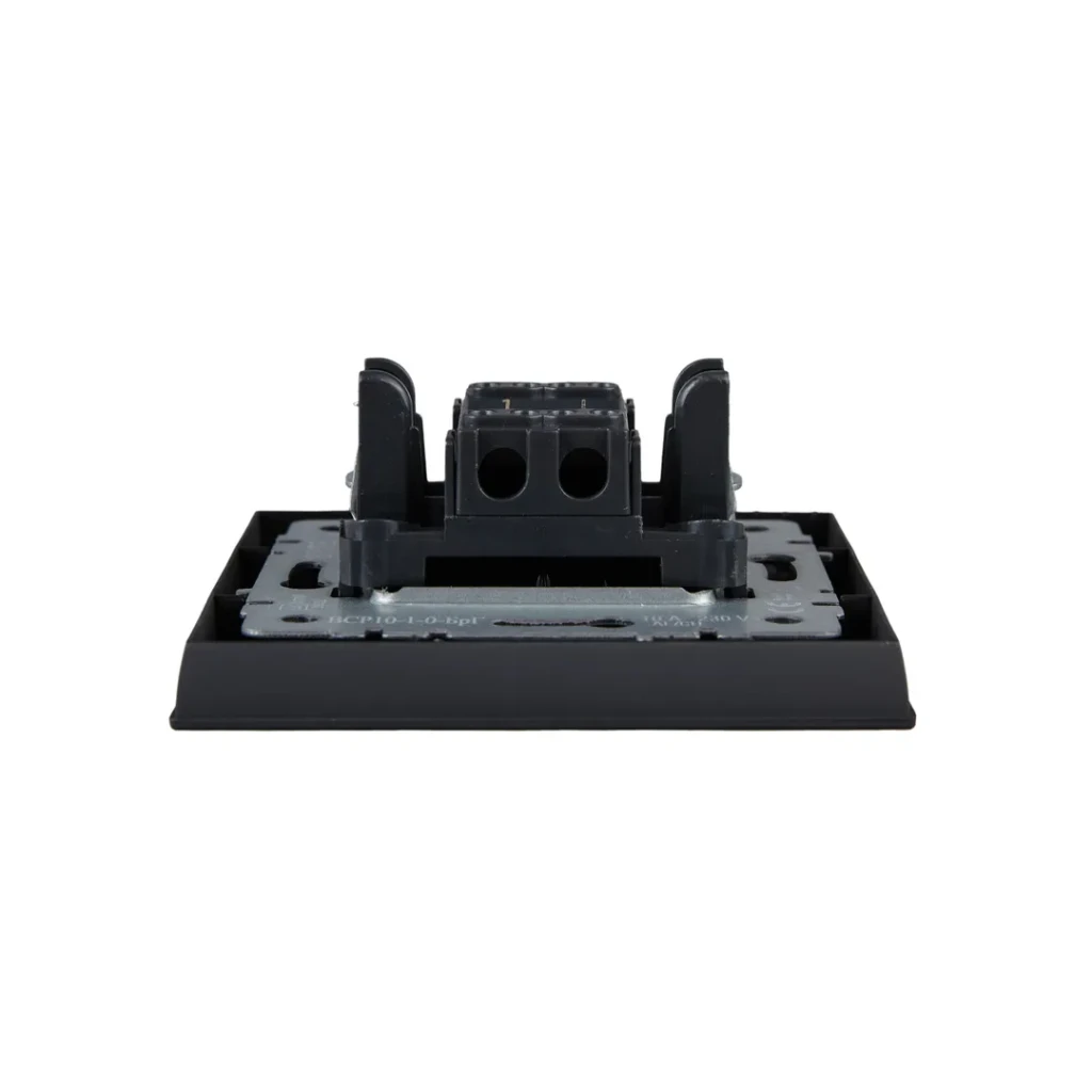 Выключатель brite 10 a 220 - 240 в графитовый iek 3