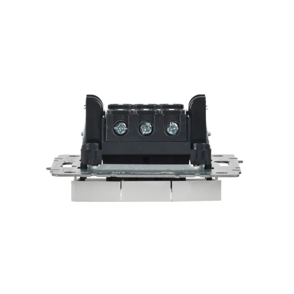 Тройной выключатель brite 10 a 220 - 240 в перламутровый iek 2