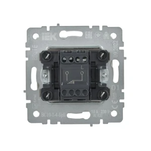 Întrerupător cu revenire brite 10 a 220 - 240 v perlă iek Thumbnail 2