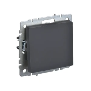 Переключатель проходной brite 10 a 220 - 240 в графитовый iek Thumbnail 1