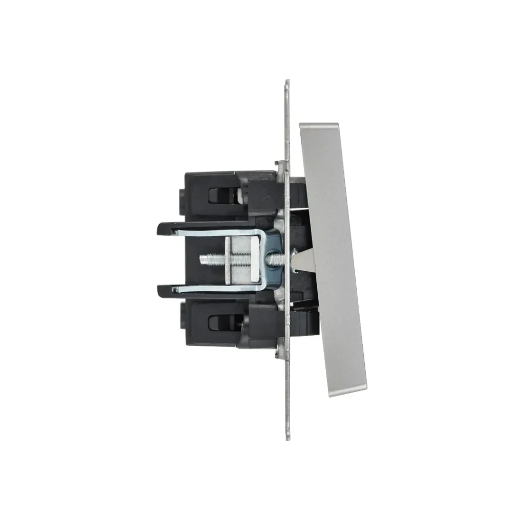 Întrerupător cu indicator brite 10 a 220 - 240 v aluminiu iek 4