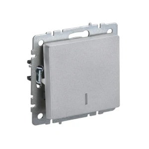 Întrerupător cu indicator brite 10 a 220 - 240 v aluminiu iek Thumbnail 1