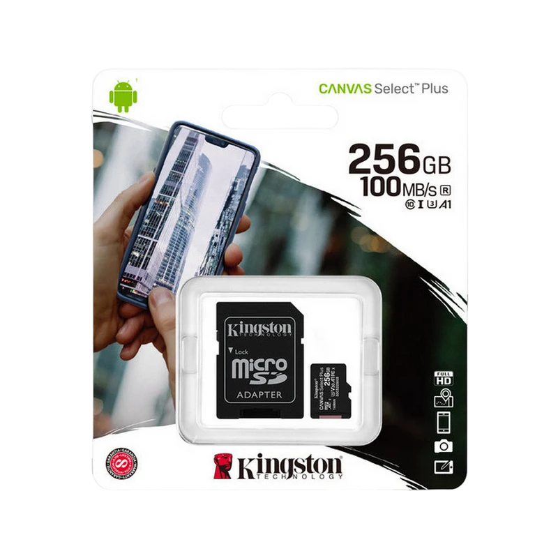 Карта памяти kingston canvas select+, 256гб (sdcs2/256gb) 5
