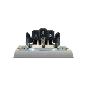 Priză cu împământare și obturator brite 16 a 220 - 240 v aluminiu iek Thumbnail 3